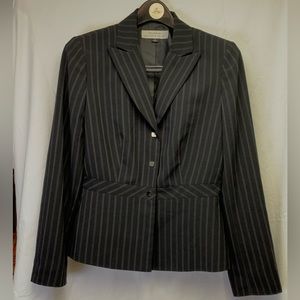 Tahari Pinstripe Suit Jacket